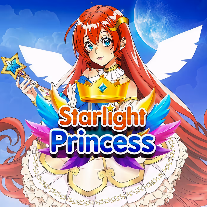Starlight Princess slot with anime-style graphics and multiplier features