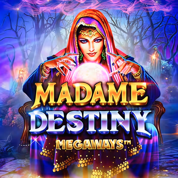 Madame Destiny slot featuring fortune telling and mystical symbols